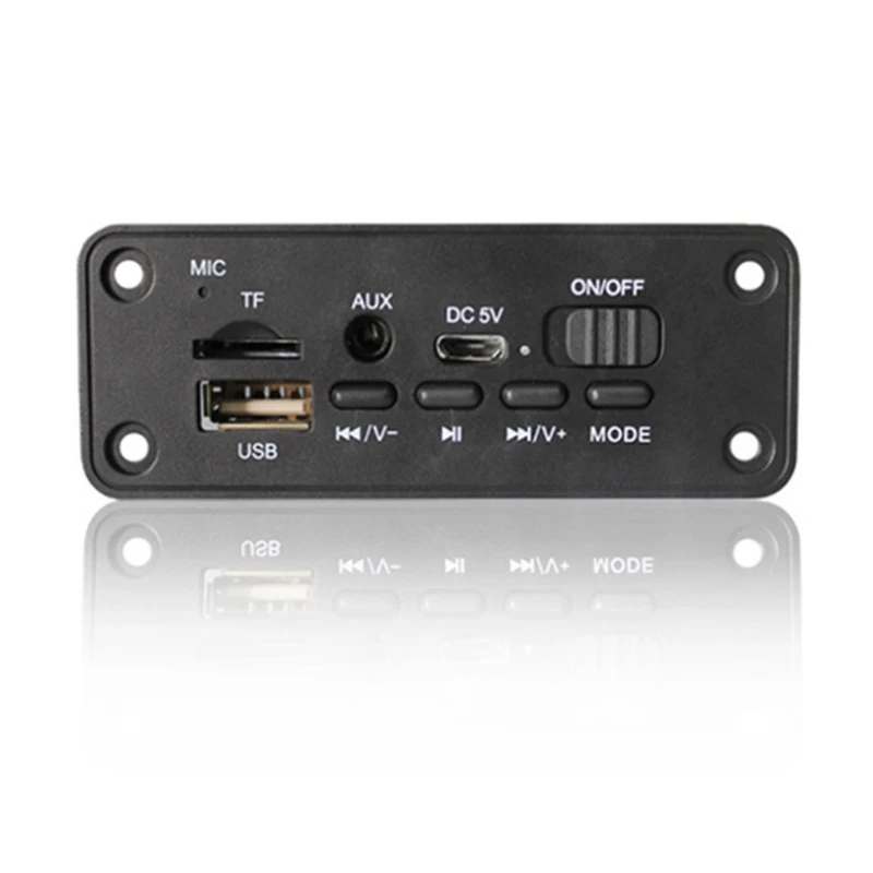 

Bluetooth 5.0 MP3 Decoder Board Module 2 X 3W Speaker Car FM Radio Module 5V Support Recording Call Handsfree Function