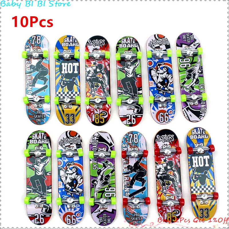 10Pcs/5/1Pc Kids Mini Fingerboard Set for Boys/Girls Birthday Gifts for Kids 6-8 for Creative Professional Stents Fingers Skate