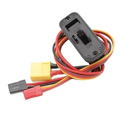 Heavy Duty RC On/Off Switch Power Switch XT60 Male  to JR/Futaba Plug Battery Connector socket
