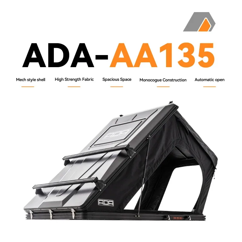 ADA OVERLAND نمط جديد العربة في الهواء الطلق 4x4 على الطرق الوعرة الألومنيوم قشرة صلبة سهلة الإعداد خفيفة الوزن على السطح خيمة للتخييم #2
