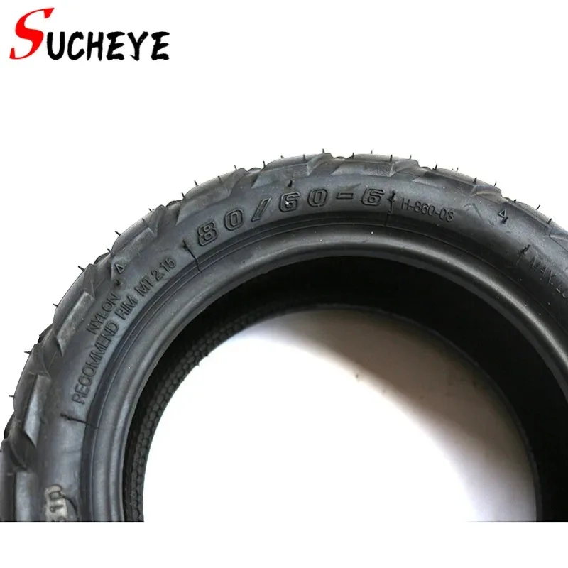 10inch 80/60-6 Tire Tubeless Vacuum Tyre for Curuss R10 Electric Scooter Go Karts ATV Quad New   Mini kibe