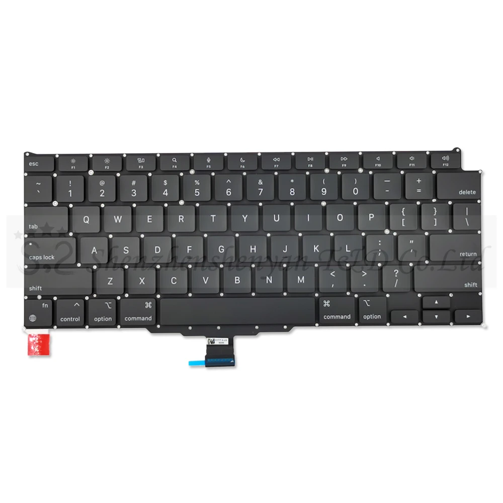 A2337 keyboard for Macbook Pro Retina air 13.3 laptop key cap US/UK/AR/FR/KR/RU/SP/TU keyboard Brand New M1 EMC 3598 2020 year