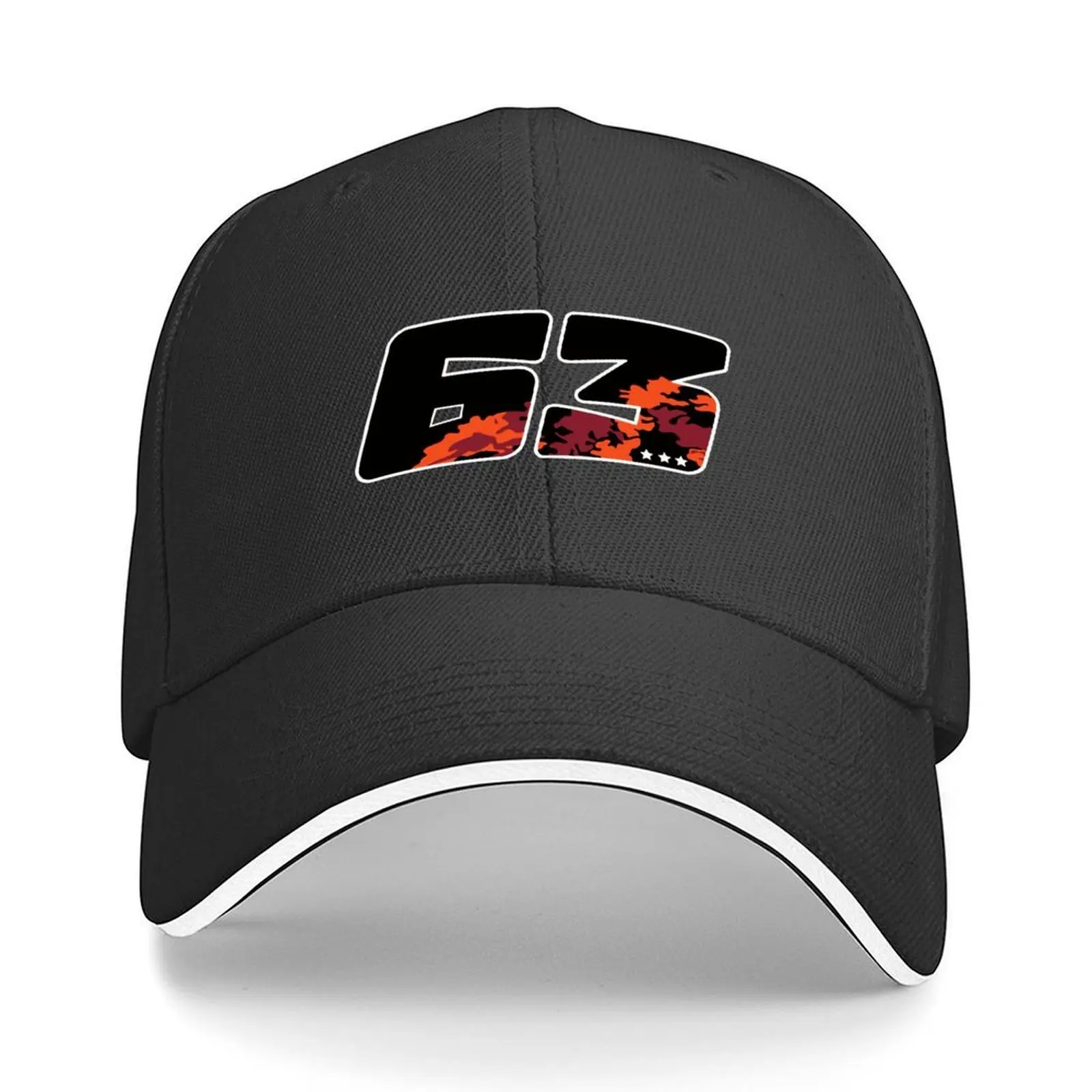 francesco-pecco-bagnaia-63-bone-de-beisebol-com-capuz-personalizado-bone-feminino-de-luxo-viseira-feminino-masculino