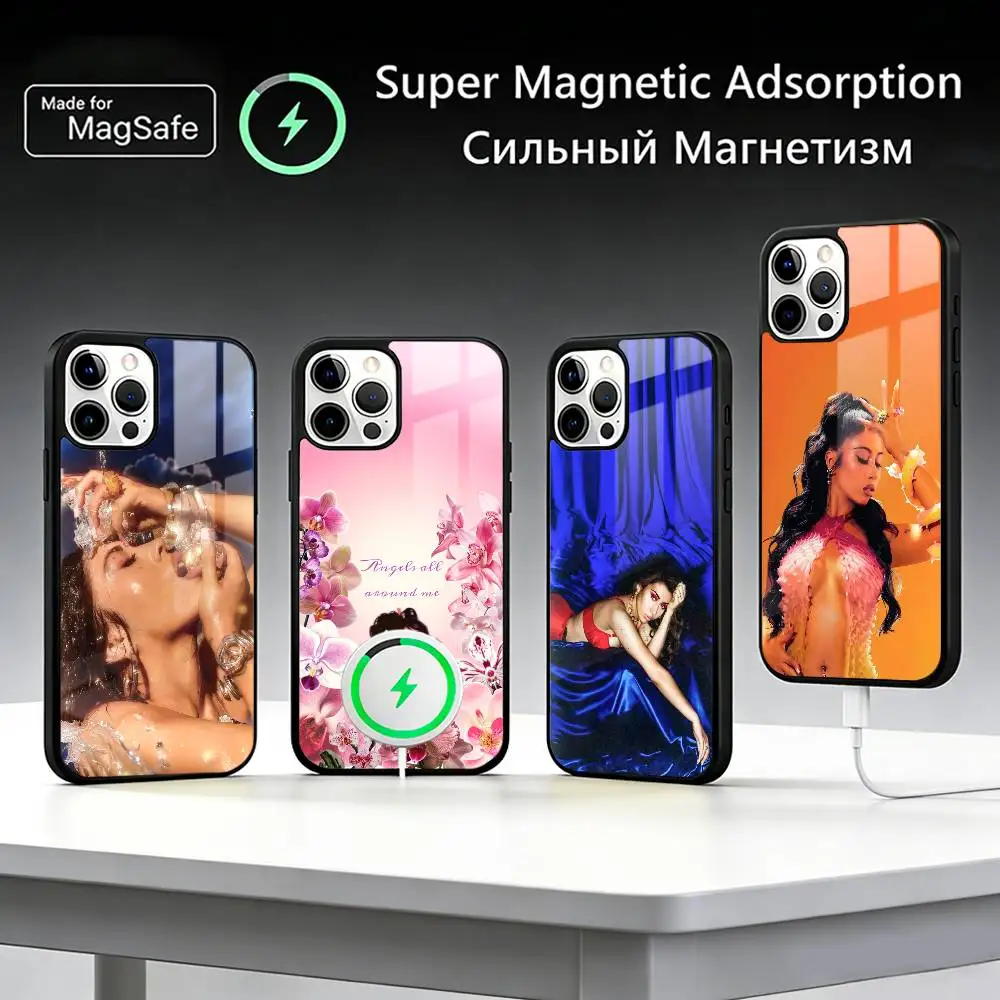 

Kali U-Uchis Sincerely Phone Case For IPhone17 16 15 14 13 12 11 Plus Pro Max Plus Wireless Charger Cover Funda