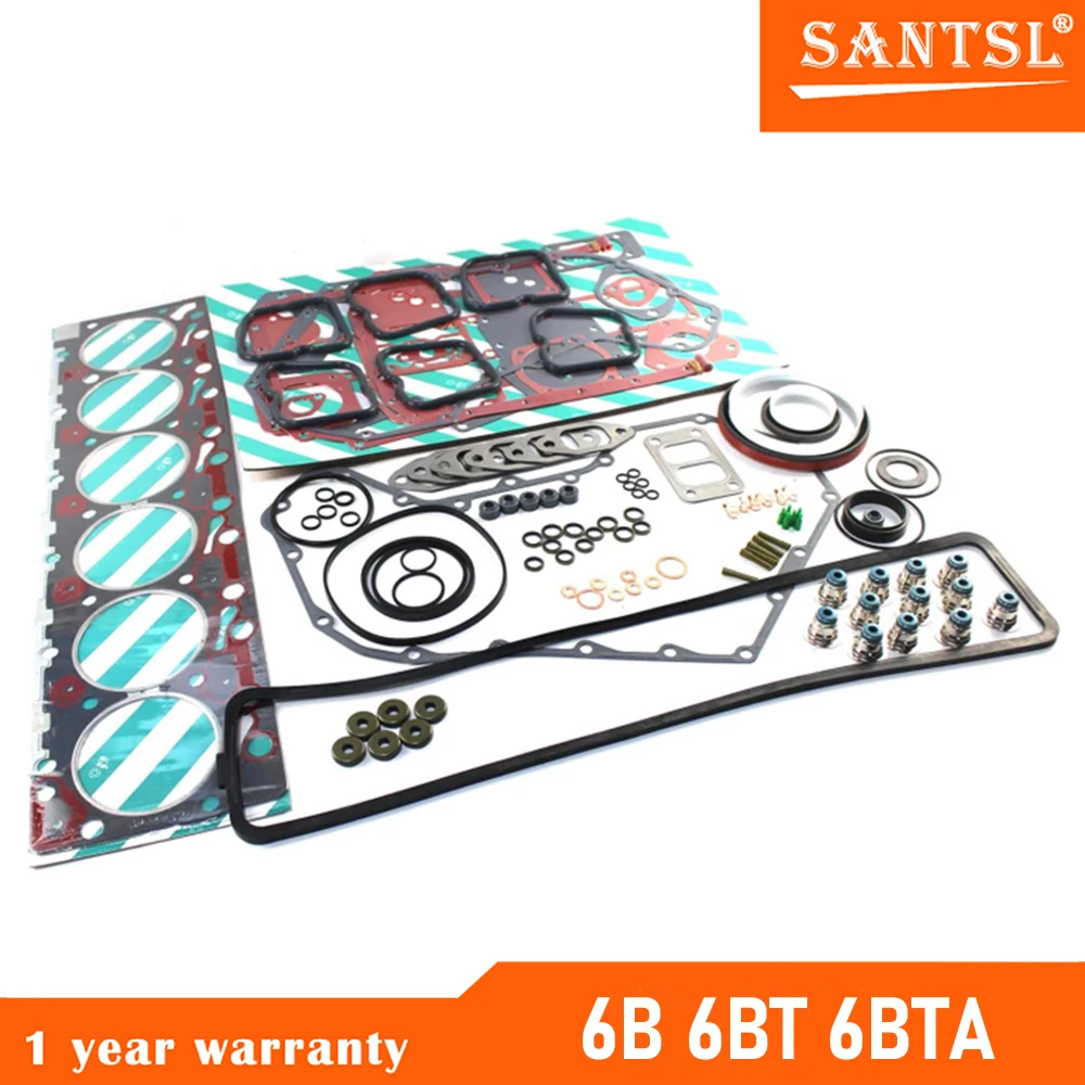 5.9L12V Full Overhaul Gasket Kit 6B 6BT 6BTA For Cummins Engine Top Bottom Set Auto Parts