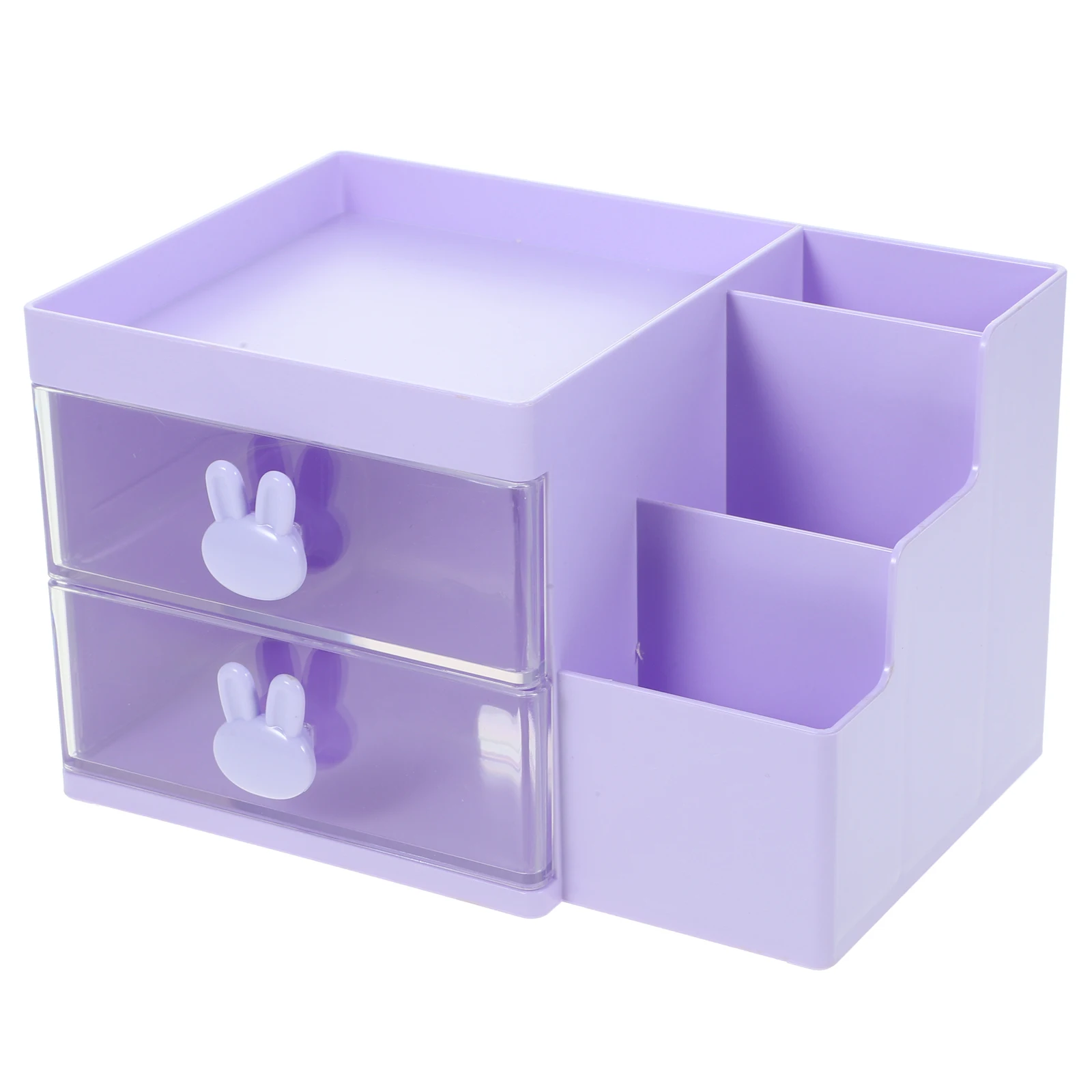 

Drawer Pen Holder Desktop Organizer Small Storage Drawers White PP Material File Cabinet Box Office Supplies Organizer