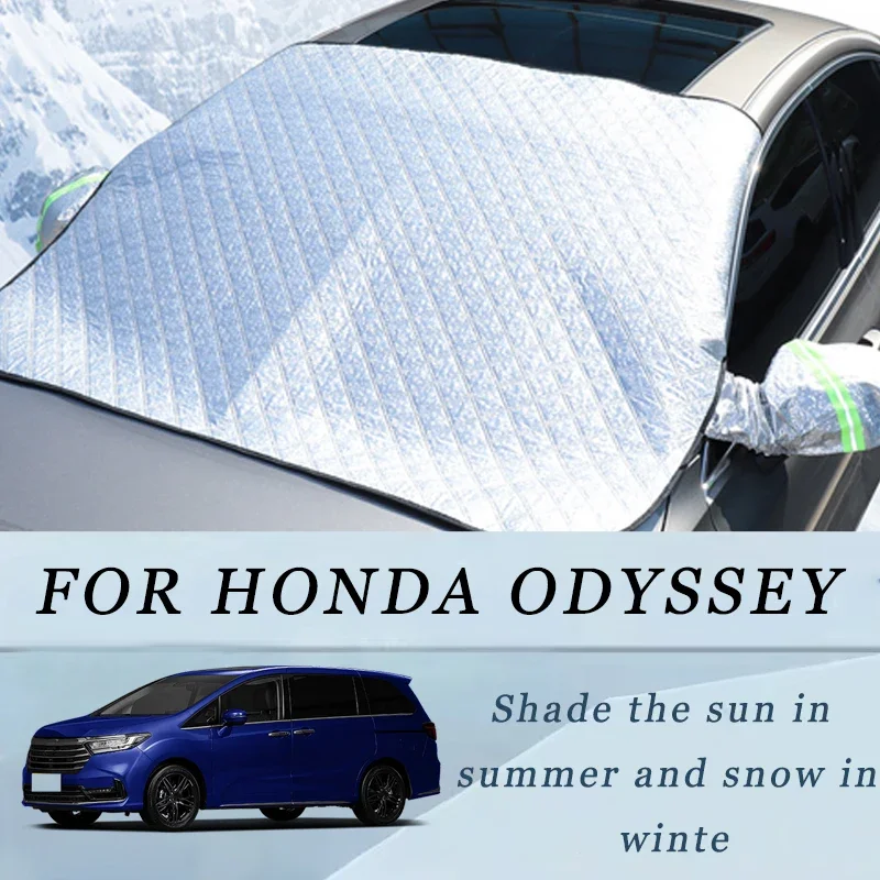 

Thickened Car Now Sunshade Windshield Cover With 5/9 Magnets UV Protection Anti Snow Sunlight For Front Windsh For HONDA ODYSSEY