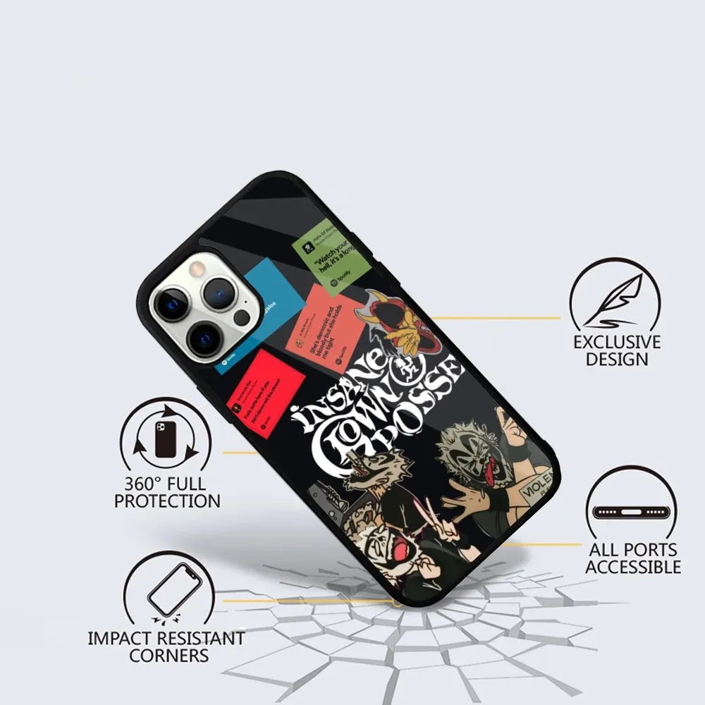 ICP Insane Clown Posse Phone Case For iPhone 16,15,14,13,12,11,Plus,Pro,Max Mini Magsafe Magnetic Wireless Charging