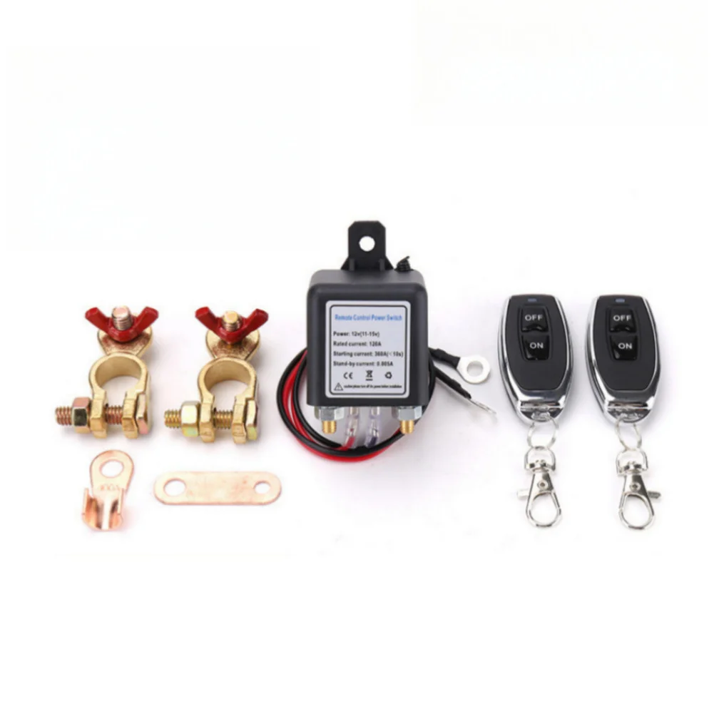 Car Battery Disconnect Relay 12V 24V 200A Remote Control Power For Power-off Switch For Vehicle Battery Management