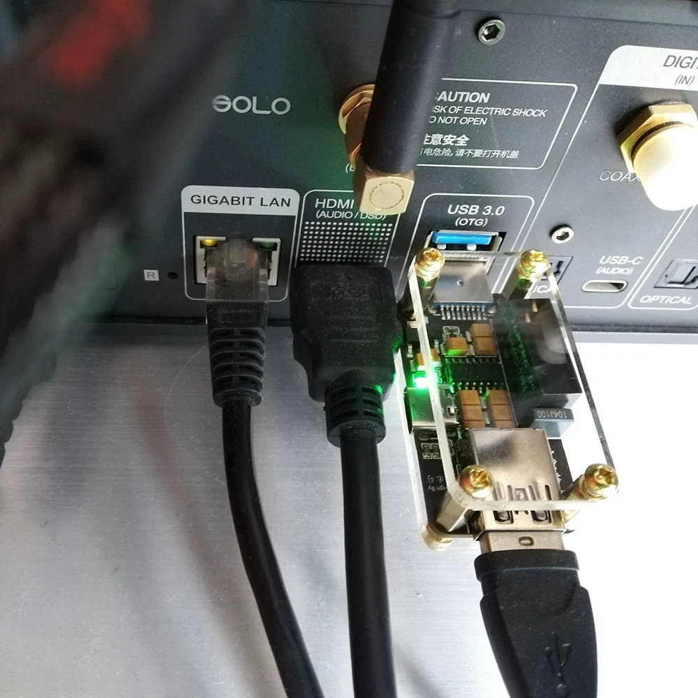 Filtr izolacyjny USB 480Mbps 1500v izolacja napięcia, izolacja uziemienia dla cyfrowego wzmacniacza dekodującego karty dźwiękowej