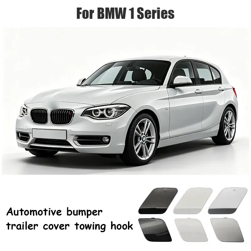 For BMW F20 1 Series 116 118 120 125 2012-2018 Car Rear Bumper Tow Hook Cover Cap Accessory Black White
