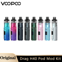 Original VOOPOO Drag H40 Pod Kit 40W  RBA/SMART Modes Vape 1500mAh Battery 5ml PnP Pod II MTL to DTL E Cigarette Vaporizer