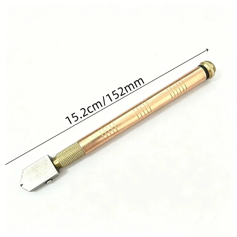 Glass Cutter Cutting Metal Handle Steel стеклорез Glass Rhinestone Self-lubricating Oil Feed Tipped Glasses Craft Glazing Tool