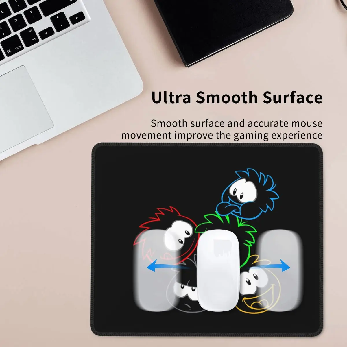 Multi-size Mouse Pad Club Penguin Puffle Group Gamer PC Laptop Mats Keyboard Carpet Computer Gaming Office Accessories Desk Mat