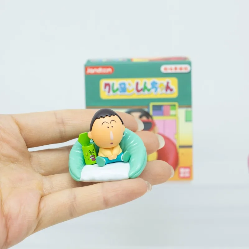 Crayon Shinchan กล่องตาบอดของเล่น Micro Sofa Series Boochan Sakurada Nene อะนิเมะรูปตุ๊กตาของขวัญของเล่นรวบรวมเครื่องประดับ