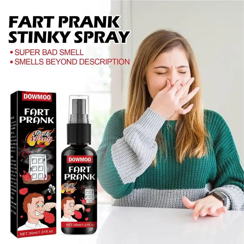 Fart Prank Spray Hilarious And Funny Gag Spray 30ml Smelly Stinky Spray Portable Spray Extra Strong Stink Smelly For Prank