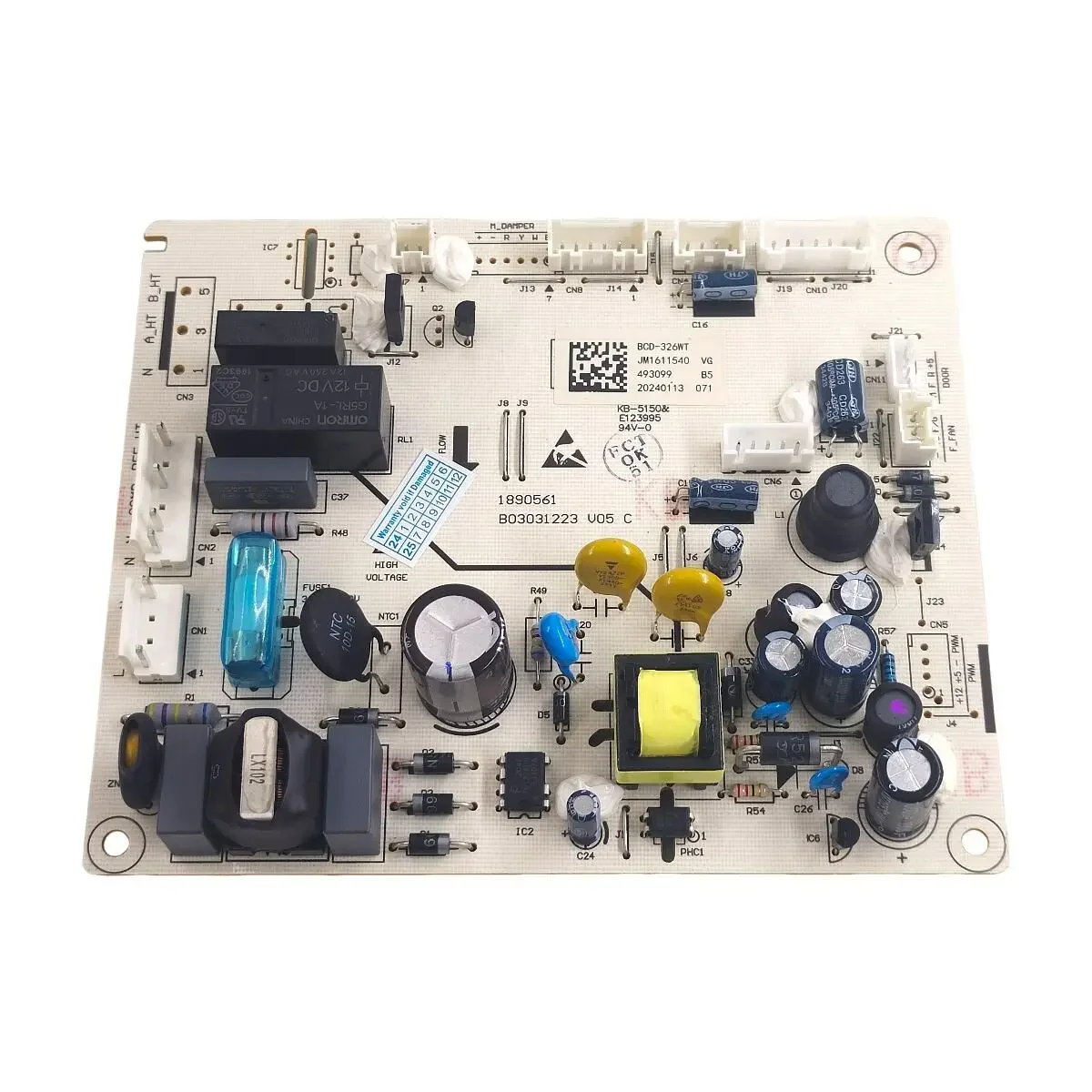 

Новая компьютерная плата для холодильника Hisense BCD-326WT BCD-326WT-326WRX1DY 1611540 B03031223, часть холодильника