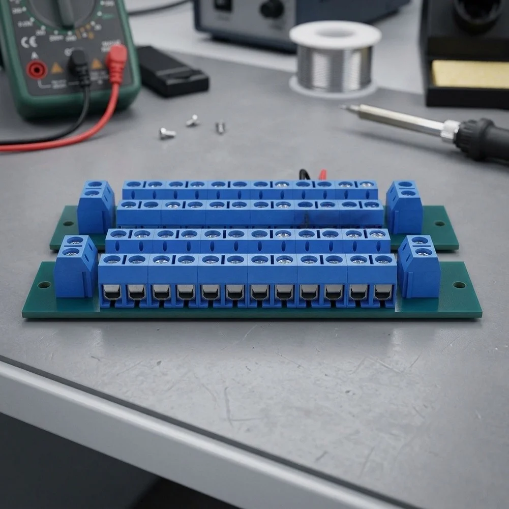 2pcs KF301-5.0MM Solderless Terminal Block Adapter Board For Positive Negative Connection FR-4 PCB Electronic Component