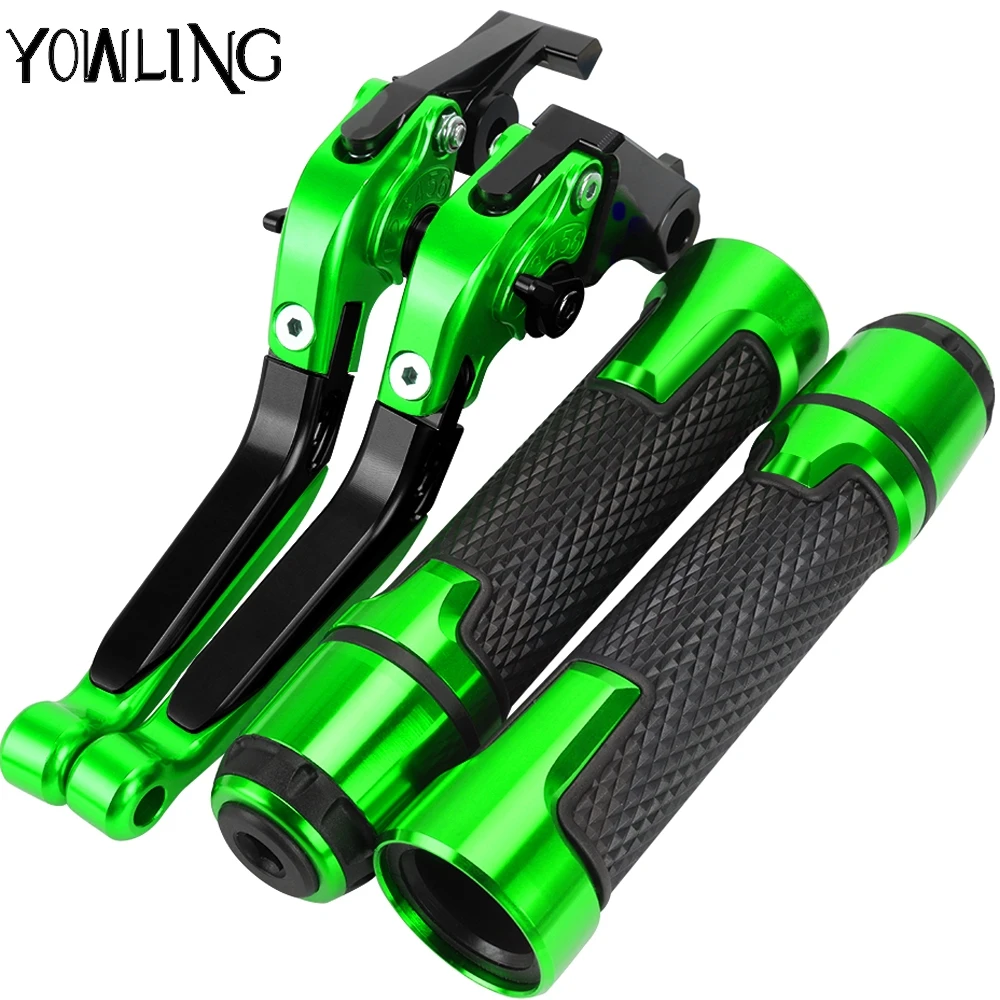 

NINJA 400/400R Motorcycle Accessories Brake Clutch Levers Handlebar Handle bar Hand Grips ends For KAWASAKI NINJA400R 2011-2017