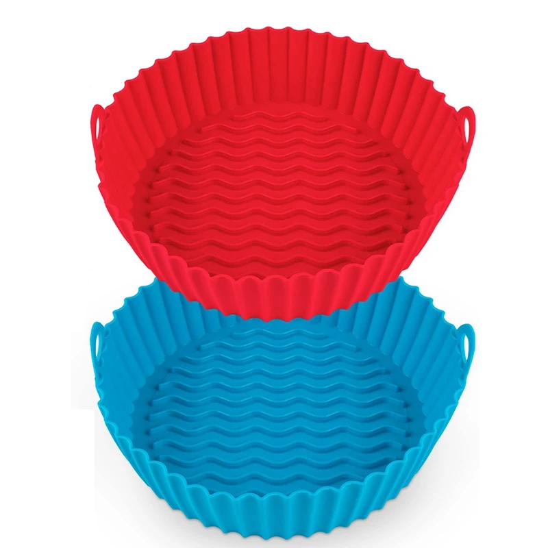 

2 шт., силиконовые вкладыши для фритюрницы, термостойкие силиконовые вкладыши для фритюрницы, аксессуары для духовки