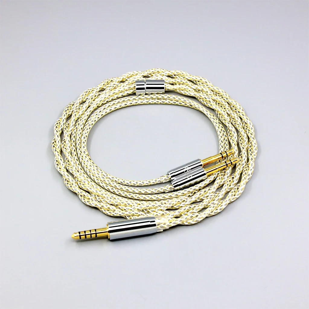 

TypeS 23AWG Earphone Cable For Final Audio D8000 AFDS pro Design Pandora Hope vi Yamaha YH-50 Litz Shielding Silver OCC 8915