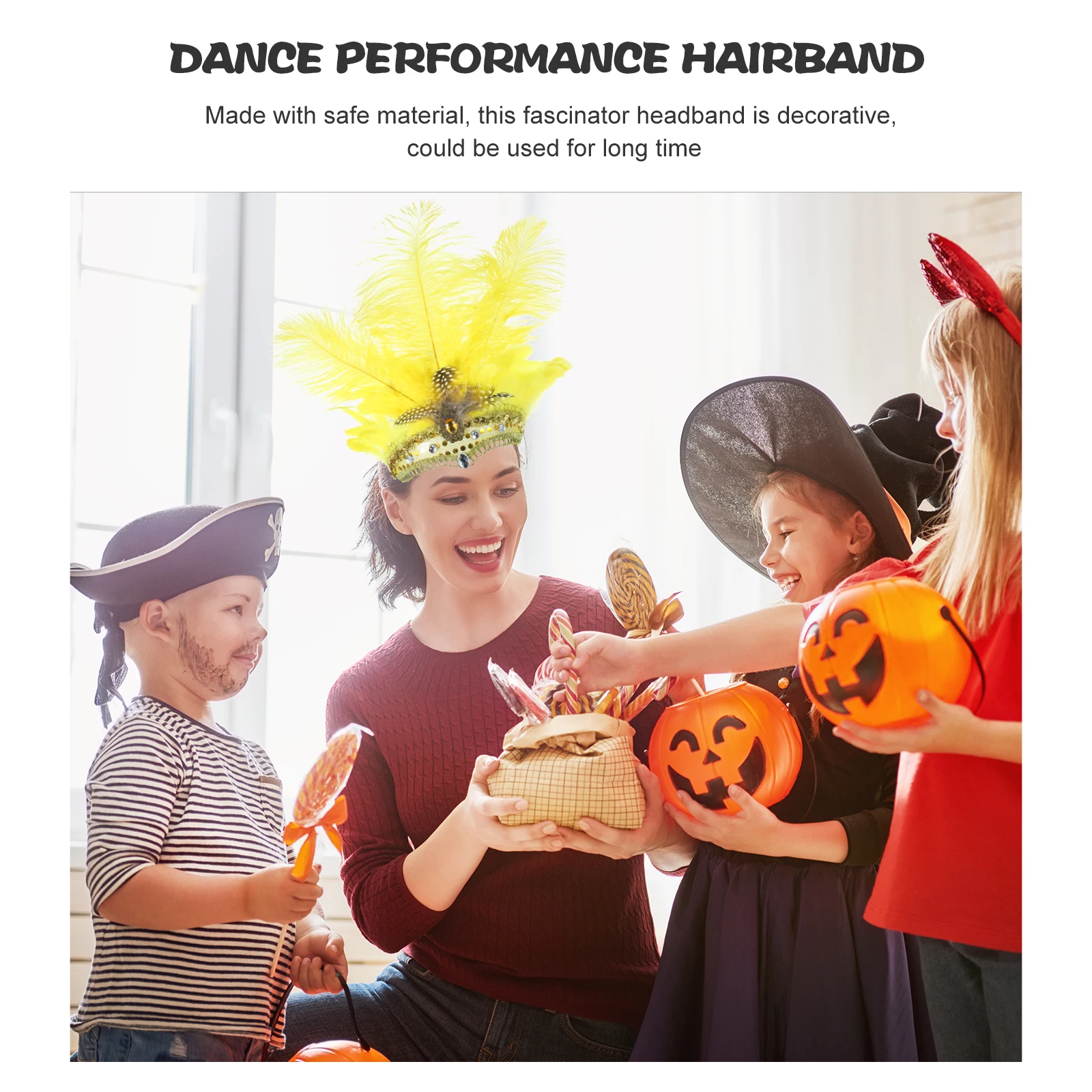 

Hair Accessories Carnival Headpiece Headband Headbands Women Fascinator Decorative Ear Woman