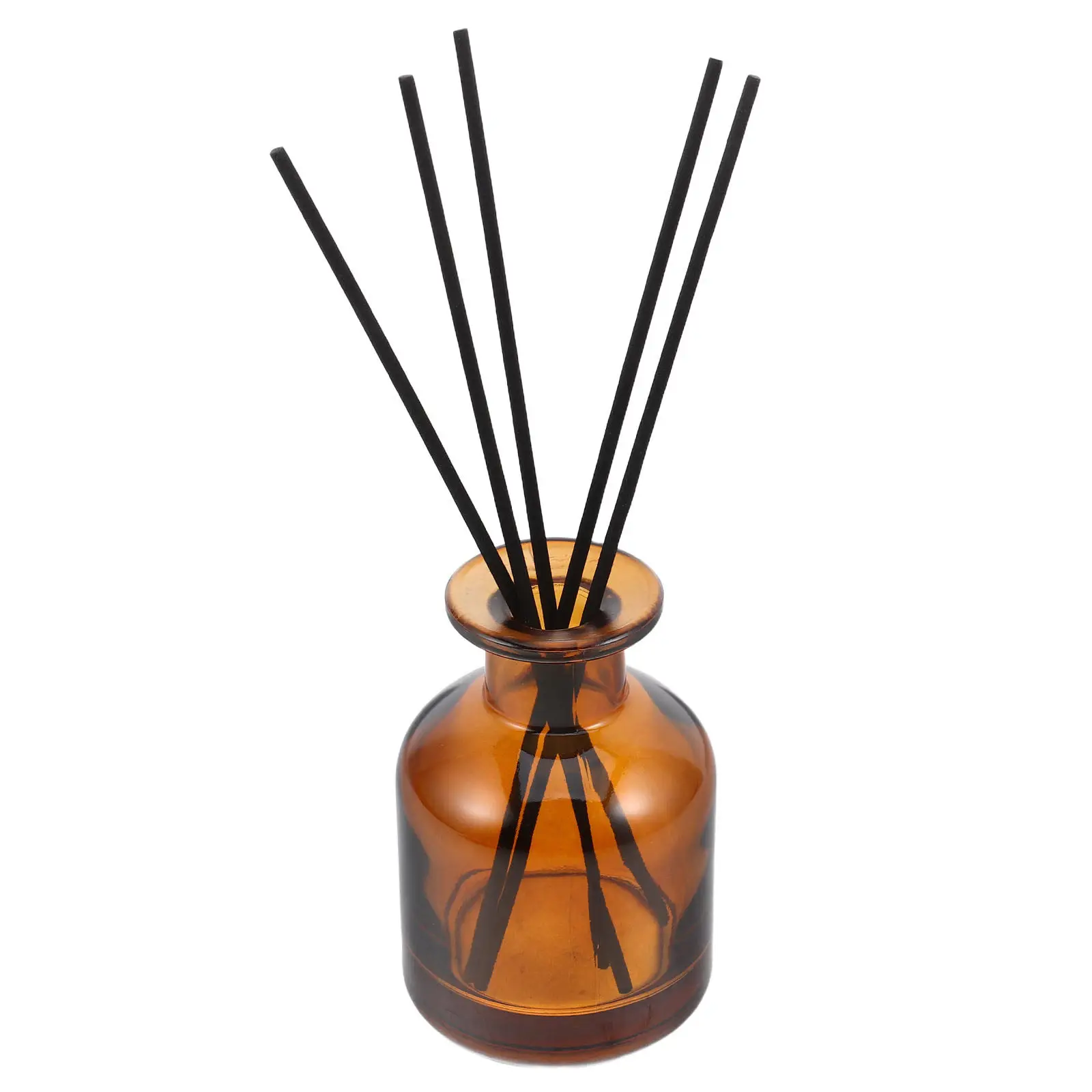 Glass Diffuser Bottle Aroma Decorative Scent with Sticks Aromatherapy Oil Bottling Vessel Empty