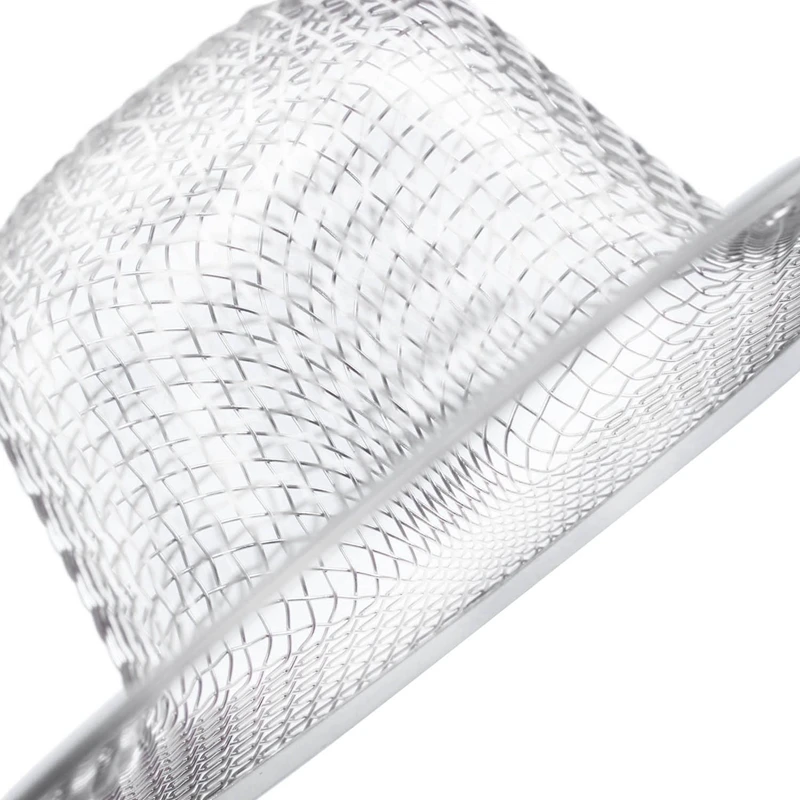 ステンレス製ドレンキャビネットフィルター、メッシュシンクロストレーナー、直径3.5 "、5x