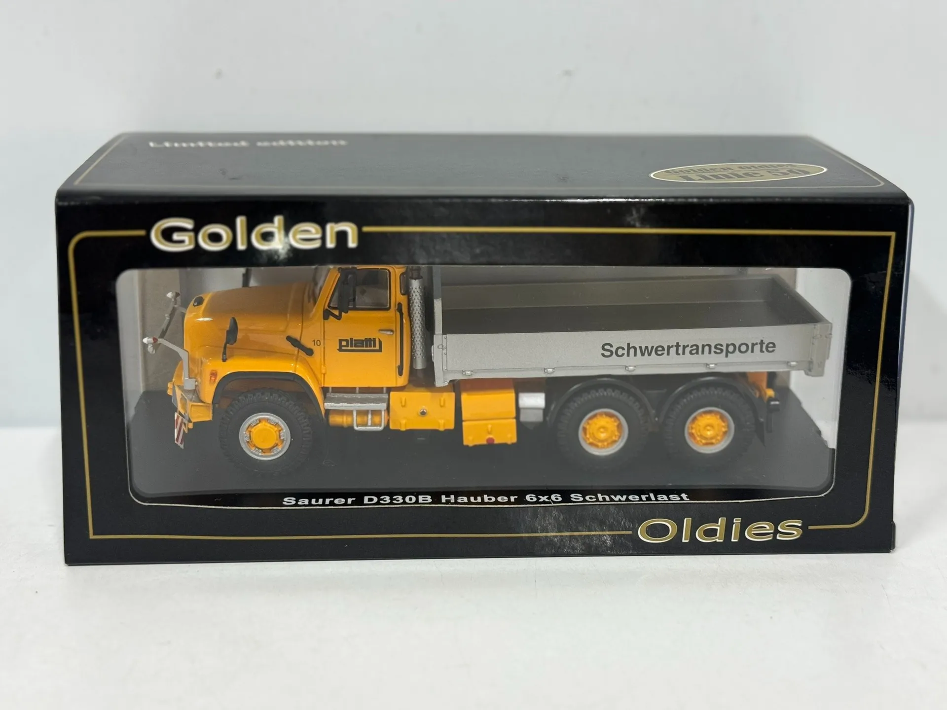 

Diecast Golden Oldies 1/50 Scale Saurer D330B Heavy Loader 6x6 Car Model Collectible Toy Gift Souvenir Display Ornament