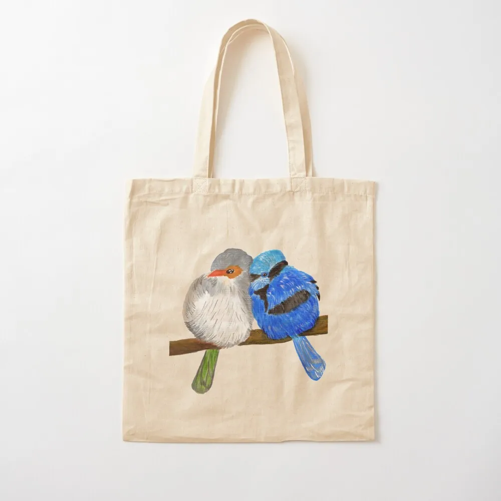 Fairy Wrens love Tote Bag Cloth bags Shopper handbag Fabric bag women bag