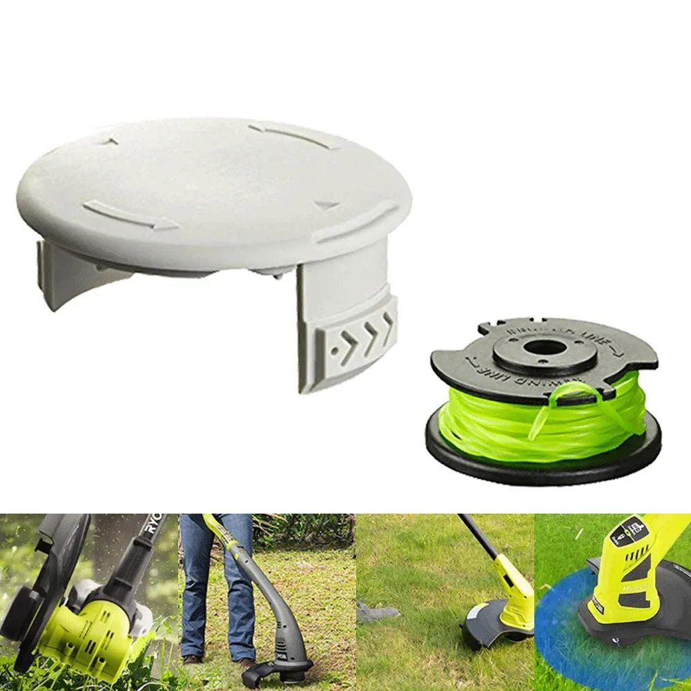 Spool Cover And Trimmer Line Kit For 18V 24V 40V P2000 P2002 P2003 P2004 P2005 P2006 RY24021 RY24200 RY40200 Direct Swap