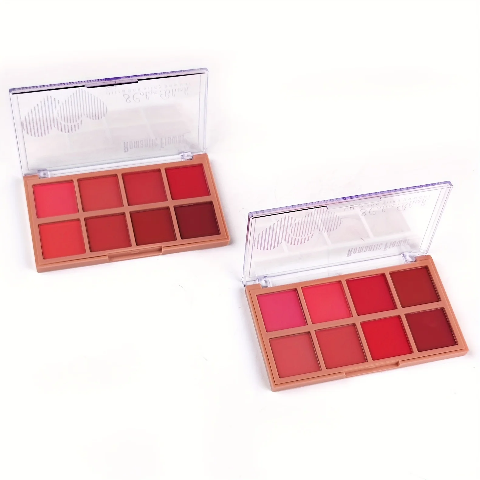 Palette di fard a 8 colori Trucco viso naturale opaco impermeabile Kit di evidenziazione contorno fard guancia a lunga durata