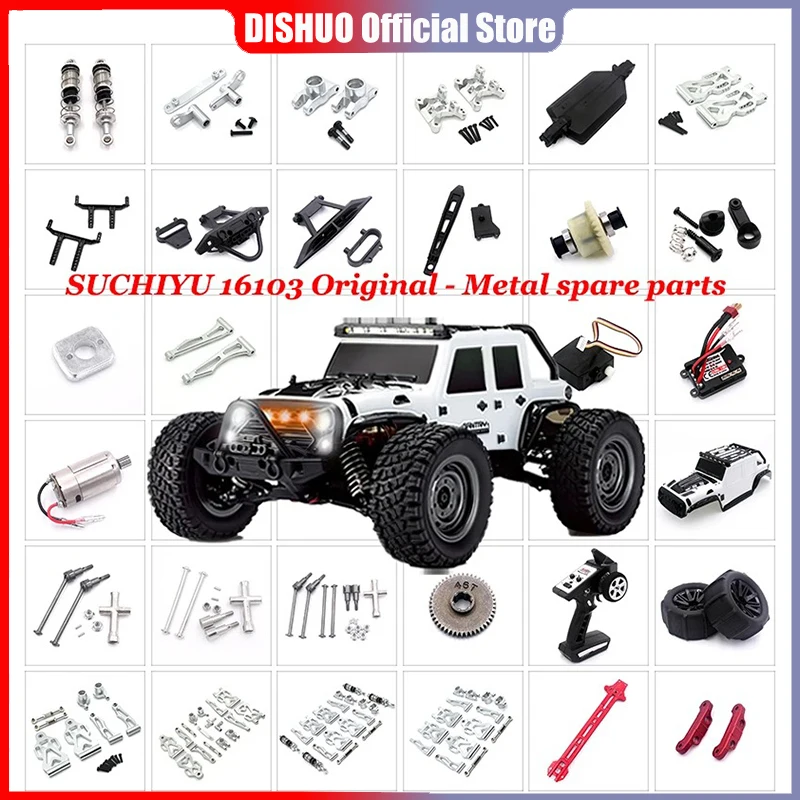 Amortiguador Mejorado Para SCY 16103,16102 Pro, JJRC Q130 Q120  MJX, Hyper Go 16207, 16208, 16210, 14301, 14210, Coche RC