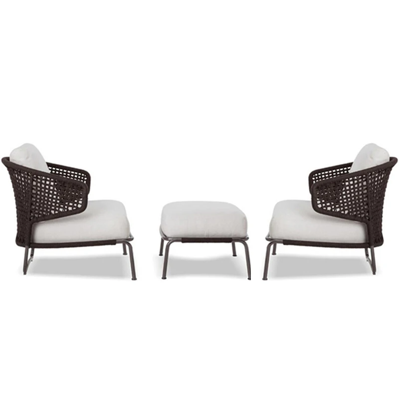 

New Arrival Europe Style Outdoor Sectional Sofa Set Hotel Villa Garden with Weather Resistant Outdoor Sofa Set