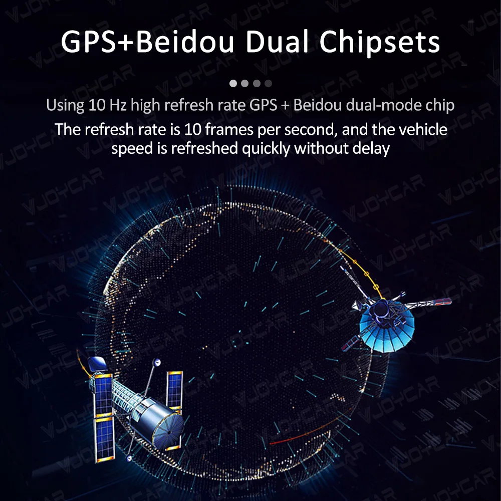 Vjoycar 2023 Latest GPS HUD Digital Speedometer Plug and Play for All Cars Big Font KMH MPH Car Accessories Factory Direct Sale