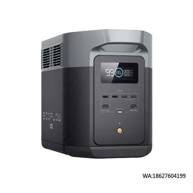 DELTA 2 Max, 2400W LFP Solar Generator, Full Charge in 1 Hr,auto Emergency Power Station Portable ECOFLOW Portable Power Station