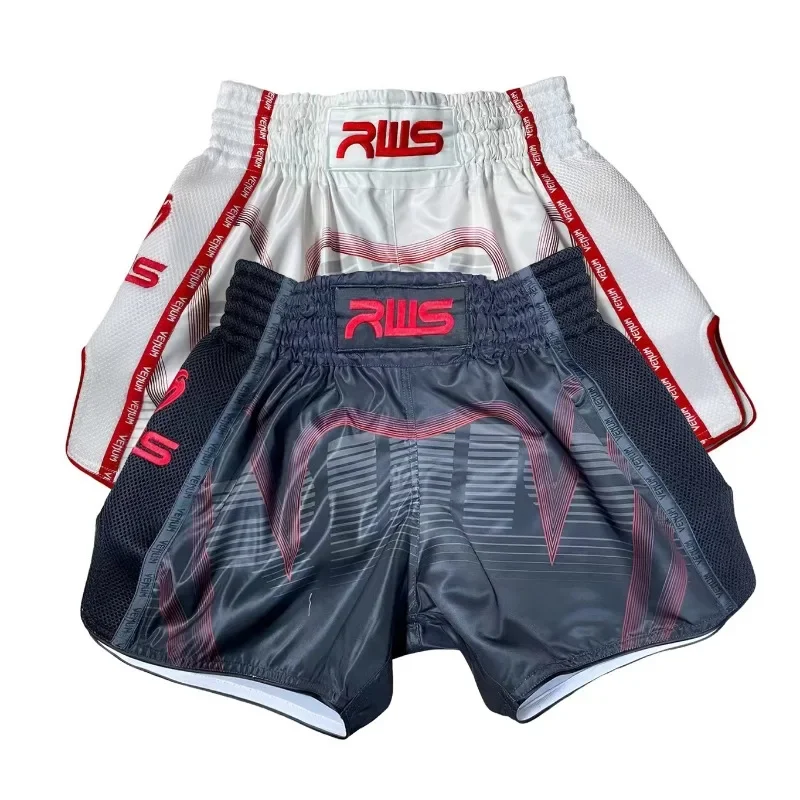 

MMA Comprehensive Ultimate Fighting Boxing Martial Arts Embroidered Champ Men's Training Combat Muay Thai Sports Shorts