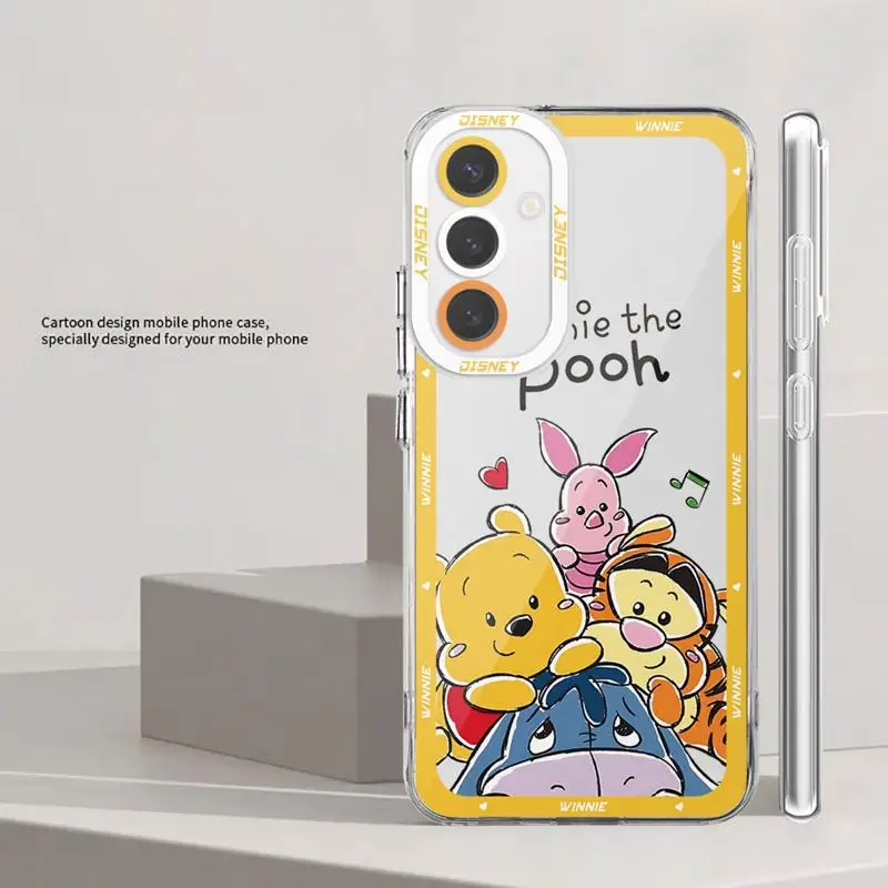 Disney Winnie The Pooh phone Case for Samsung A13 A14 A15 A23 4G 5G A24 4G A25 A33 A34 A53 A54 A73 A35 A55 5G bag