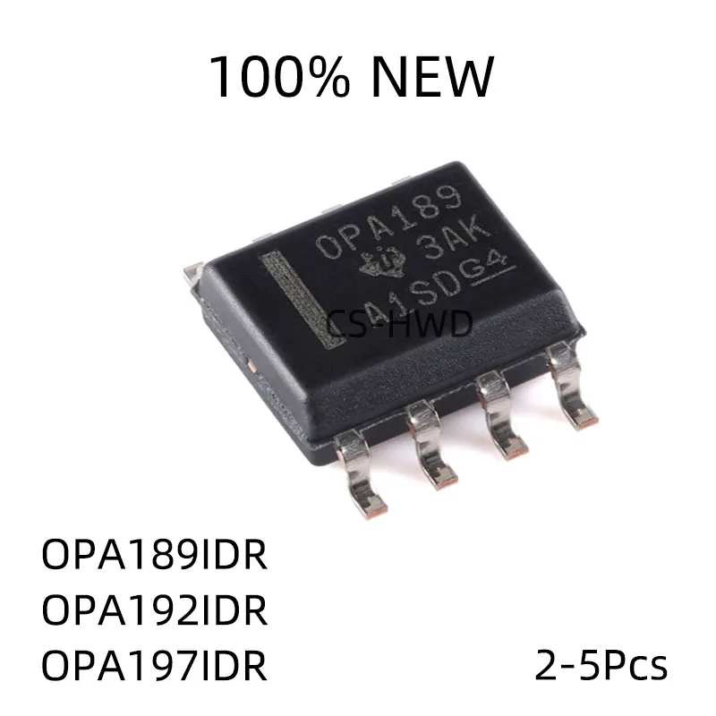 2-5Pcs 100% New OPA192IDR OPA192 OPA197IDR OPA197 OPA189IDR OPA189 SOIC-8 SOP8 Brand New Original Chips ic