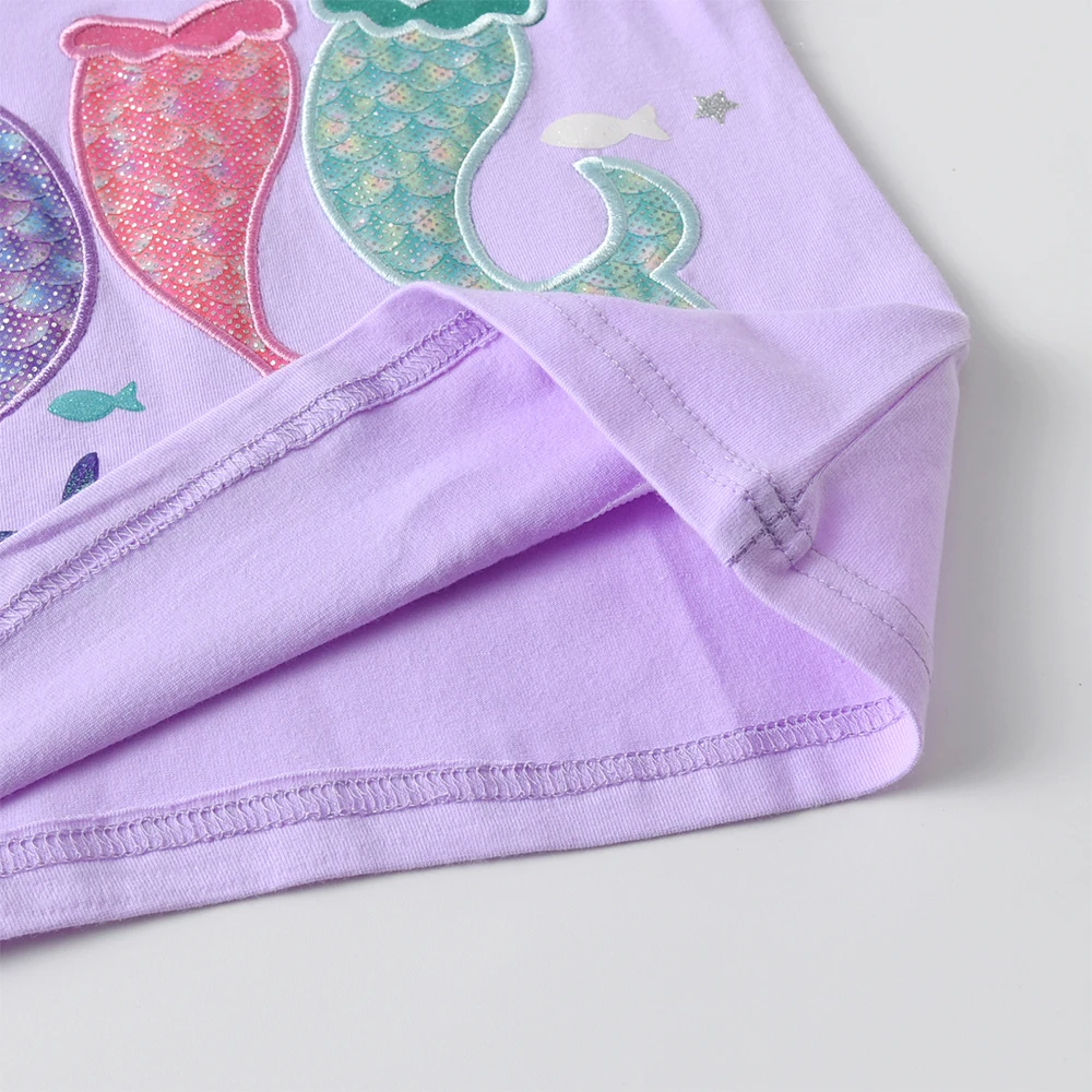 DXTON 2-teiliges Mädchen-Bekleidungsset, gerüschtes ärmelloses Kinder-Top + Netzrock, Sommer-Baumwoll-Kinderanzüge, Urlaubs-Outfits für Mädchen im Freien – Detail 8
