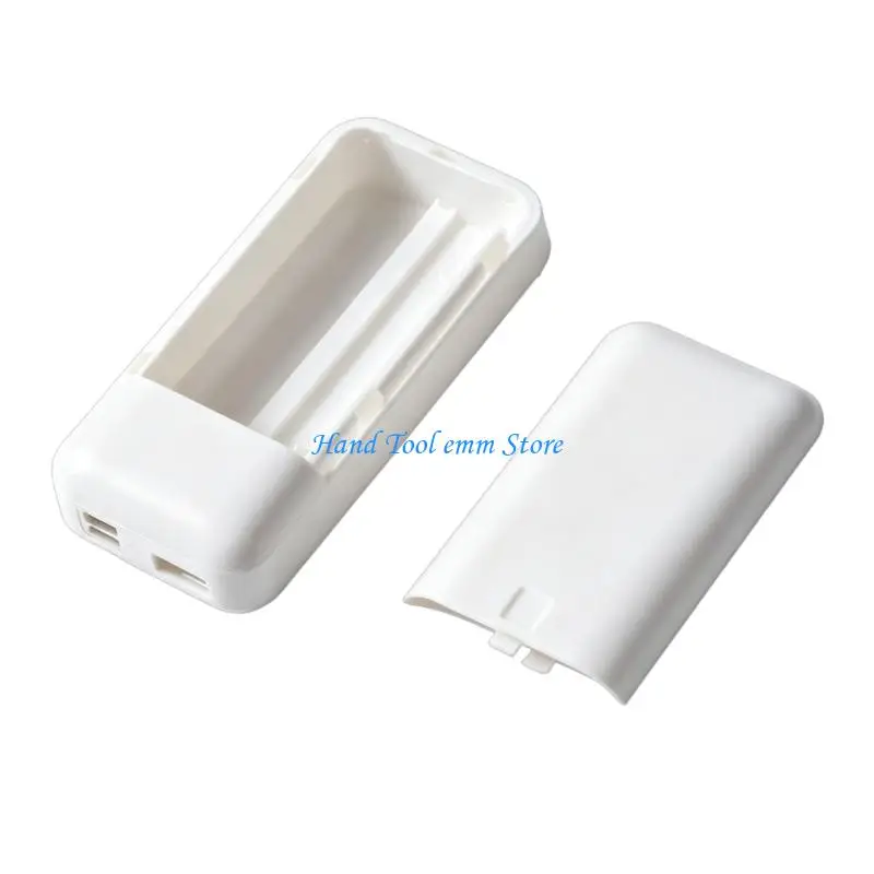 H37F Removable Battery Case Battery Holder Rechargeable Batteries Storage Box Detachable Mobile Power Module Plastic Texture