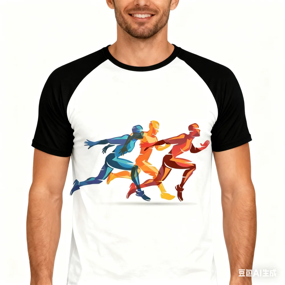 

Мужские футболки с забавным принтом, летние повседневные футболки с круглым вырезом, свободный крой, рукав реглан, короткий рукав, для активного отдыха, быстросохнущая одежда