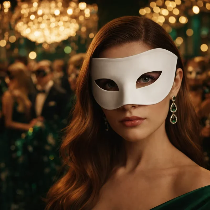 Männer Frauen Paar Maskerade Augenmasken Sexy Venezianische Cosplay Halloween Karneval Prom Party Kopfschmuck Requisiten Kunststoff Halbe Gesichtsmaske – Detail 11