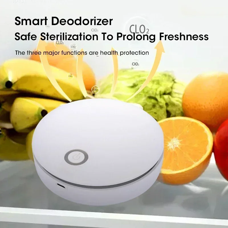 Multifunctional Portable Mini Air Purifier with Ozone Ion Deodorization for Car Refrigerator Bathroom and Shoe Cabinet Fresh Air image 3