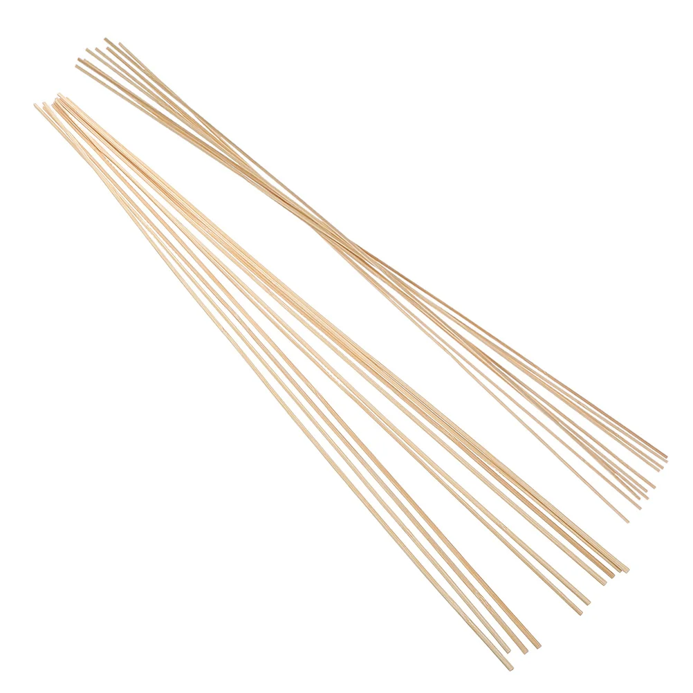 Palos de bambú de 20 piezas para hacer varillas de marco precortadas, actividades artesanales Diy, Kit de construcción de cometas al aire libre para niños, palo para cometa