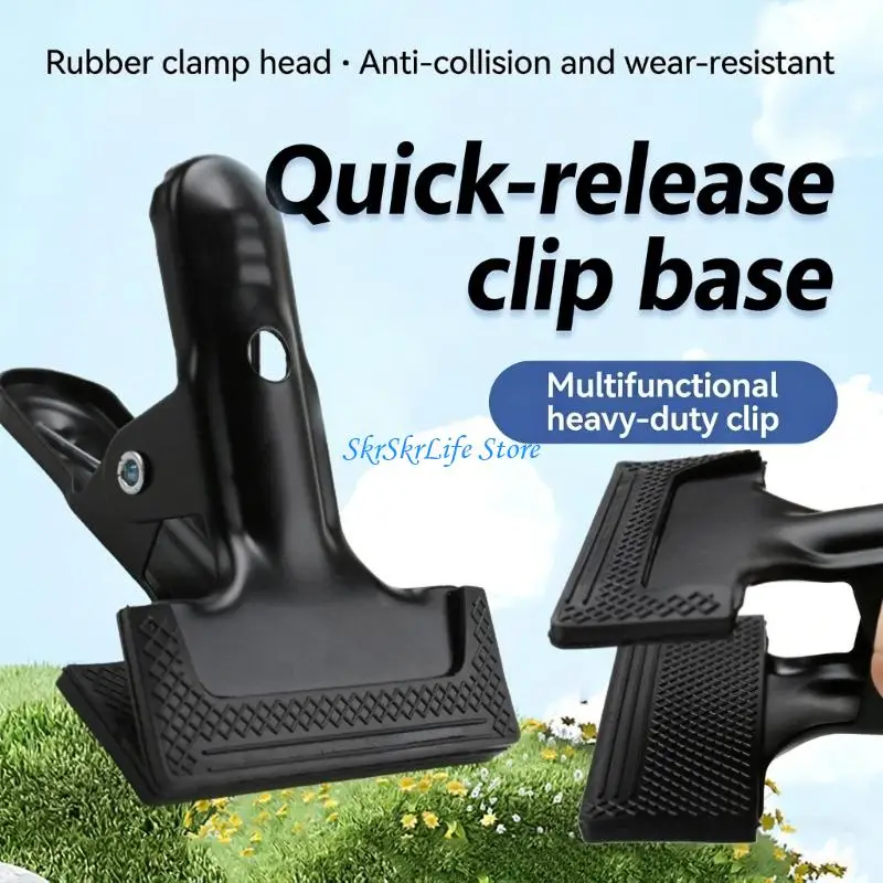 E65E Heavy Duty Spring Clamp Clip Metal Hinge Clip File Clamp Photography