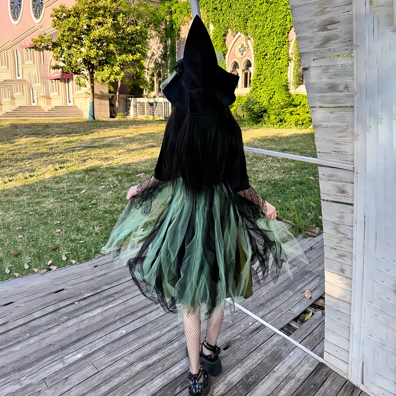Halloween costume, magic witch costume, carnival watch, witch dress, stage performance costume, Wizard of Oz cosplay - view 5