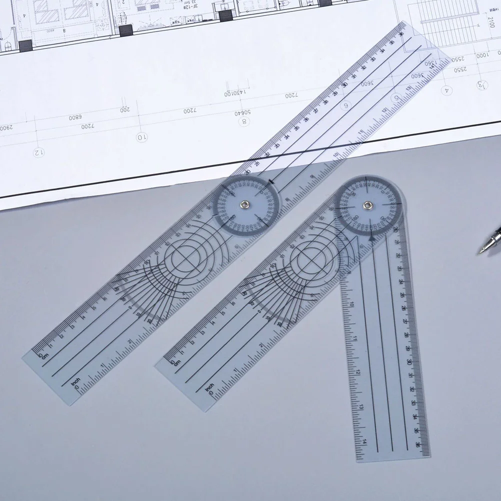 Ruler Plastic Rotary Goniometer PVC Medical Angle Protractor Precision Profession Spinal Tool