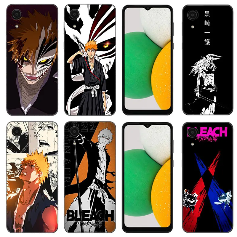 Anime Bleach ichigo Kurosaki Phone Case For Samsung Galaxy A01 A03 Core A04 A20 E A02 A10 A21 A30 A50 S A40 A41 A6 A8 + A7 2018