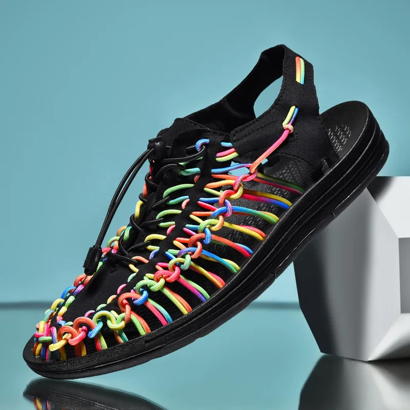 

Men and Women's Breathable Lightweight Rope Sandals with Adjustable Design Beach Sandals for Summer Outdoor Wear women's sandals